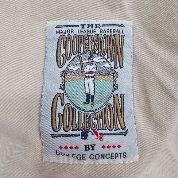 Vintage 90s Boston Red Sox Cooperstown Baseball Jersey L Cream Patch Embroidered - Picture 10 of 11